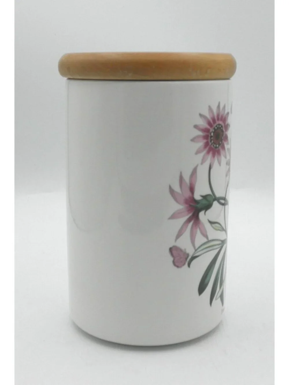 Portmeirion Botanic Garden 7 Inch Storage Jar with Lid Treasure Flower PRTBOG